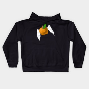 Angel Apple Orange Kids Hoodie